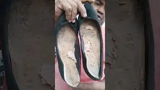 veja q eu fiz pra restaurar palmilha descascando em sapato scarpin #shorts #short