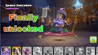 GRAND SORCERER SKIN UNLOCKED | NEW WARDEN SKIN |#coctelugu #telugucoc #clashofclansindia #coc 