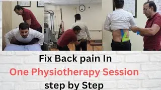 Back Pain due to Facet Joint & SI Joint Dysfunction | Magical  Recovery In A single session 