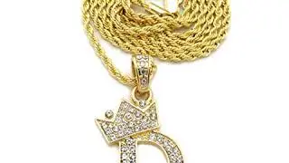 FUNRUN JEWELRY Stainless Steel Large Initial Necklace for Women Men Alphabet Letter Pendant Necklace