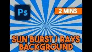 Create Realistic Sun Rays in Photoshop | Gradient + Wave + Polar Coordinates Tutorial
