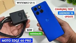 Motorola Edge 60 Pro Charging Test After Android 16 Update | Charge Test Motorola Edge 60 Pro