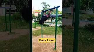 Calisthenics | Back Lever | Practice | ChestUp ChinUp #shortsfeed #trending #viral