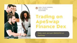 Trading on ApeSwap Finance Decentralized Exchange using Trust Wallet Dapp Browser