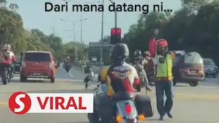 Cops nab two for allegedly stopping traffic to allow bike convoy to pass in PD