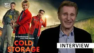 &ldquo;She&rsquo;s a Legend!&rdquo; Liam Neeson on castmate, Hazmat Suits, Killer Fungus & Why Cold Storage Hooked Him
