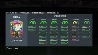 87 Federico Chiesa Out pf Position SBC FIFA 23