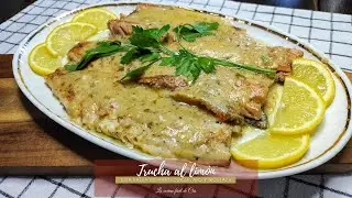 Trucha al limon, una receta simple, fácil de hacer pero muy rica, no te la puedes perder!!!
