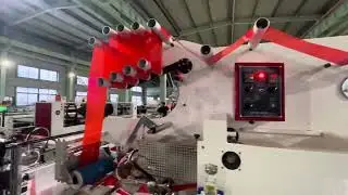 CHOVYTING hot melt glue patch side seal shopping bag machine 120pcs/min