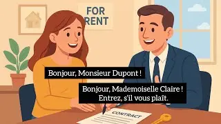 Le Jour du Contrat de Location 🏡 French Dialogue for Beginners &ndash; Learn Everyday French Conversation