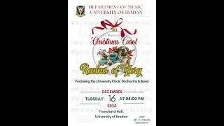 Christmas Carol University of Ibadan