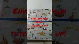 Envelope mini album tutorial is up! / #shorts