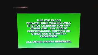 Opening to The Rocketeer 1999 DVD