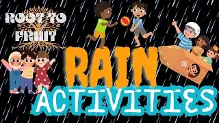 Rain Challenge for Kids | Outdoor Fun with Root to Fruit! 🌧️🌈💧