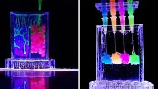 Bartender Creates Glow In The Dark Cocktails