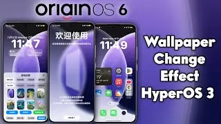 OriginOS 6 Flip Wallpaper Cards Feature HyperOS 3 | Install OriginOS 6 Features HyperOS 3