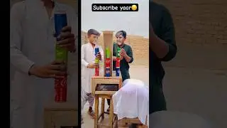 Match the same tinpack challenge. #shorts #bottle #colddrink #challenge #viral #colors #viral #funny