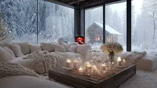 Background Piano Fireplace for Work & Study 📚 Instrumental Music for Productivity 💡