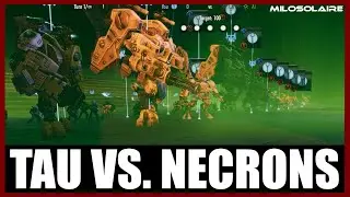 Tau [3000] vs. Necrons [3000] | Strategic Command | Warhammer 40K Battlesector