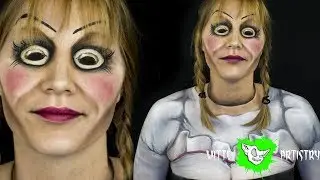 ✅ ANNABELLE TWO DOLL Makeup Tutorial (Annabelle Creation 2017) in 4K- Witte Artistry
