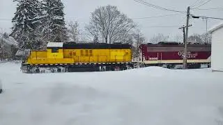 RAILREL Turtle Train OSR 102 OSR 6508 Beachville Ontario Dec 11 2025