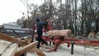 1996 Wood Mizer lt 40 super hydraulic sawmill(1)