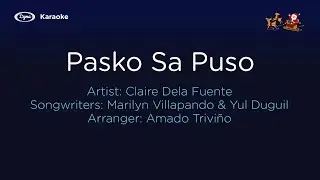 Pasko Sa Puso - Claire Dela Fuente (Official Karaoke Video)