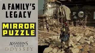 How to Open the Door in A Family's Legacy | Align Mirrors & Solve Puzzle | ASSASSIN'S CREED ODYSSEY