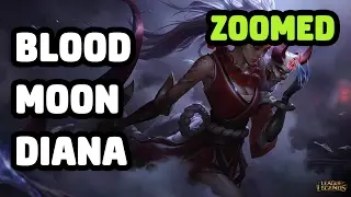 BLOOD MOON DIANA SKIN ZOOMED SPOTLIGHT - LEAGUE OF LEGENDS