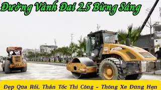 Đẹp Qúa, Đường  Định Công Và Cầu Sông Lừ Đã Trải Nhựa Phẳng Lỳ..