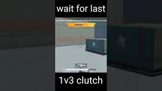 😬1v3 CLUTCH IN BGMI 😬