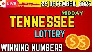 Tennessee Midday Lottery Results For - 25 Dec, 2025 - Cash 3 - Cash 4 - Powerball - Mega Millions