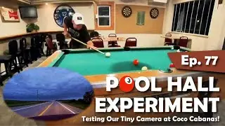 POOL HALL EXPERIMENT | Testing Our Tiny Camera at Coco Cabanas!