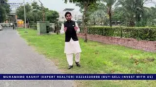 FACING PARK PLOT FOR SALE IN DHA LAHORE PHASE 6 #park #propertyview #dhalahore