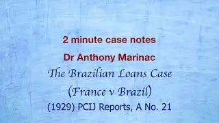 Brazilian Loans Case (France v Brazil) (Application of municipal law in international courts)