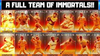 I brought back a FULL TEAM of IMMORTAL PLAYERS! Throwback to MLB the Show 18!