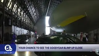 Here's your chance to see the Goodyear Blimp up close this weekend