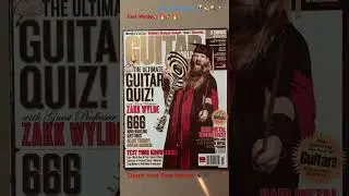 Guitar World magazine issue November 2007 Zakk Wylde!