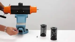 Replacement of the spring units for lower working pressure