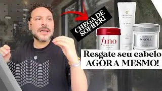 5 MÁSCARAS que vão RESGATAR O SEU CABELO de QUALQUER DANO!