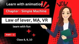 Simple machine | law of lever | Mechanical advantage | Velocity ratio in nepali #animation