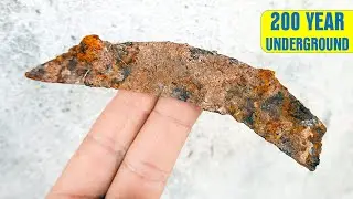 Restoration of a 200-Year-Old Karambit Covered in Heavy Rust!