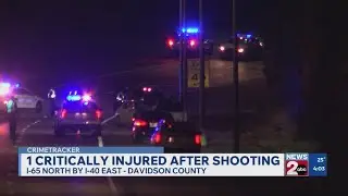 1 critically injured in I-65 shooting in Nashville