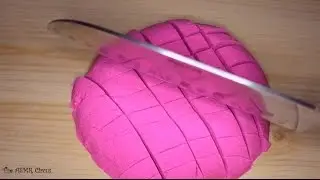 ASMR Slicing Kinetic Sand Reverse & Forward . Intense Crunch . Layered Sounds