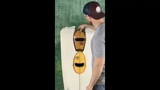 Glassing Handplanes from a Broken Surfboard #shorts