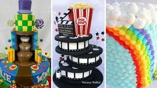 Most Satisfying Cake Decorating challenge 2017 | Amazing Cakes Decorating tutorials compilation