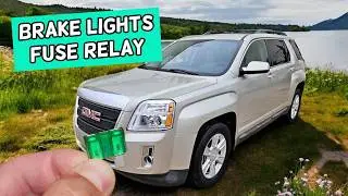 GMC TERRAIN Stop Lights Brake Lights Fuse Relay Location Replacement 2010 2011 2012 2013 2014 2015 2