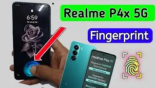 Realme P4x 5g Display Fingerprint Setting/How to fingerprint lock in realme p4x 5g 