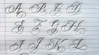 Basics of  Flourishing Calligraphy Practice |R.U.A Sign Writing