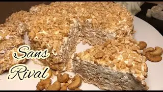 How To Make  SANS RIVAL / Red Ribbon Sans Rival / Not Too Sweet
